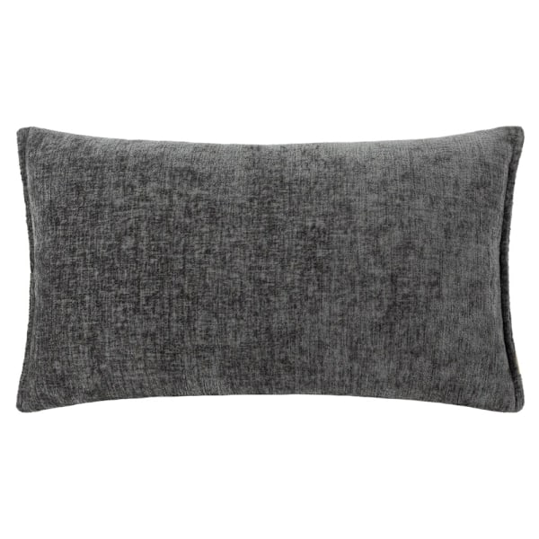 Evans Lichfield Buxton Vändbart Rektangulärt Kuddfodral 30c Charcoal 30cm x 50cm
