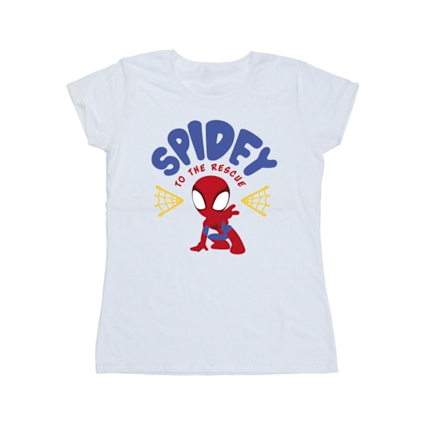 Marvel Dam/Kvinnor Spidey Och Hans Fantastiska Vänner Räddning Bomull White XL