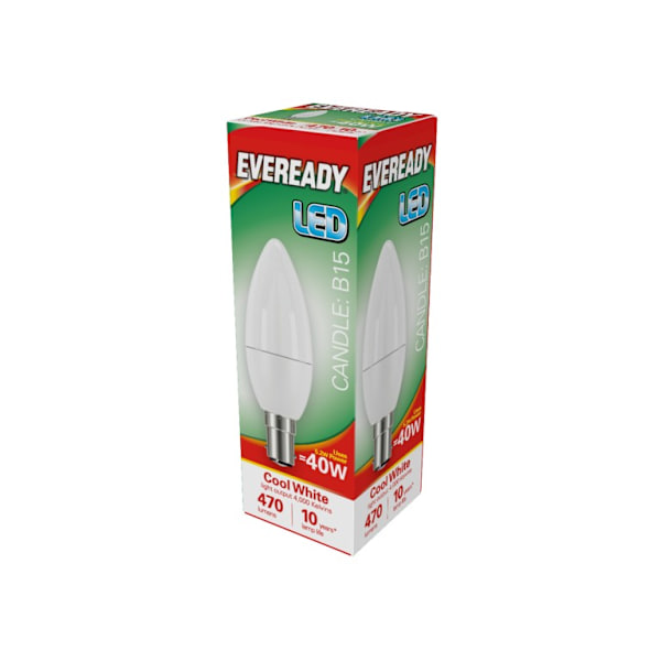 Eveready B15 LED Ljusbulb En Storlek Kalla Vit Cool White One Size
