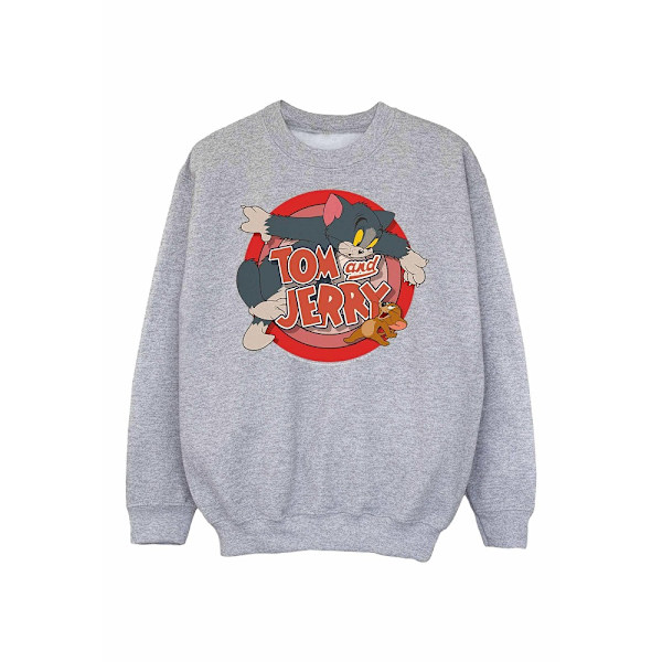 Tom och Jerry Pojkar Klassisk Fångst Sweatshirt 12-13 År Sport Sports Grey 12-13 Years