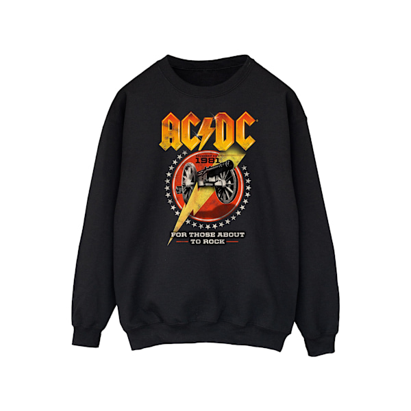 AC/DC Herr För Dem Som Ska Rocka 1981 Sweatshirt 3XL Svart Black 3XL