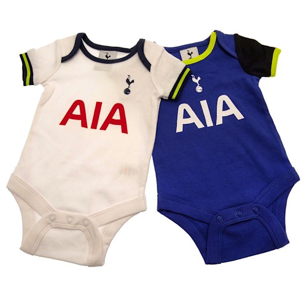 Tottenham Hotspur FC Baby Body (2-pack) 12-18 månader Marinblå Navy Blue/White 12-18 Months