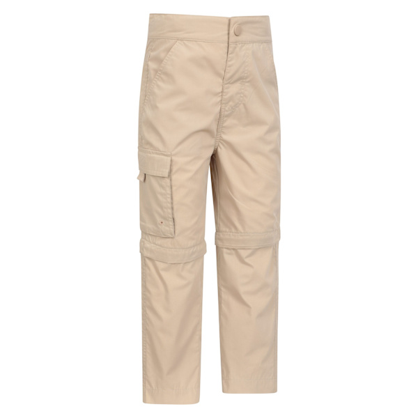 Mountain Warehouse Barn/Barn Zip-Off Active Byxor 5-6 År Beige 5-6 Years
