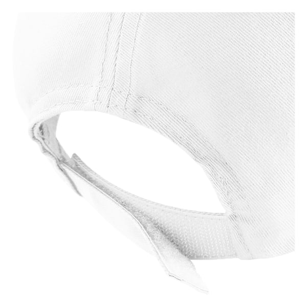 Beechfield Plain Unisex Junior Original 5 Panel Baseball Cap On White One Size