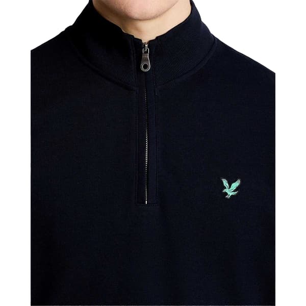 Lyle & Scott Herrbroderad logotyp Half Zip Golf Midlayer L Dar Dark Navy L