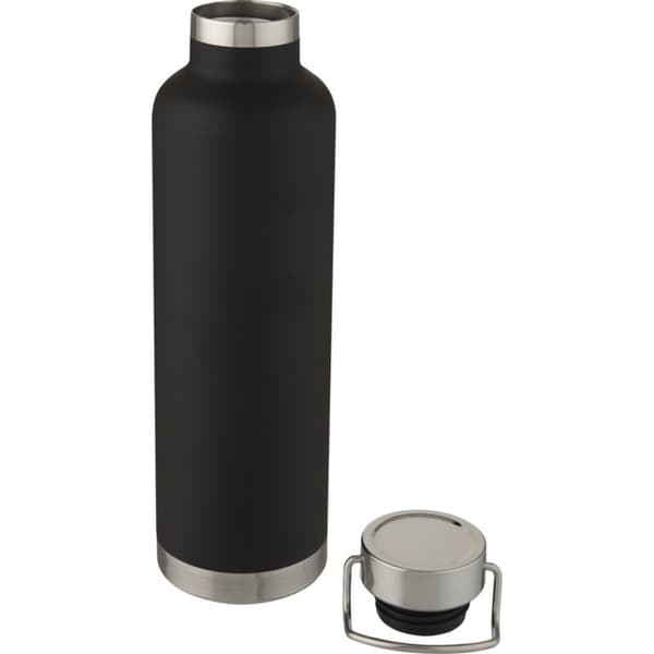 Avenue Thor Kopparpläterad 1L Termos En Storlek Solid Svart Solid Black One Size