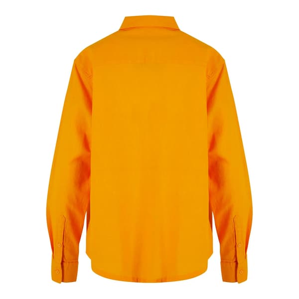Urban Classics Dam Linneblandning Oversized Skjorta S Magi Magic Mango S