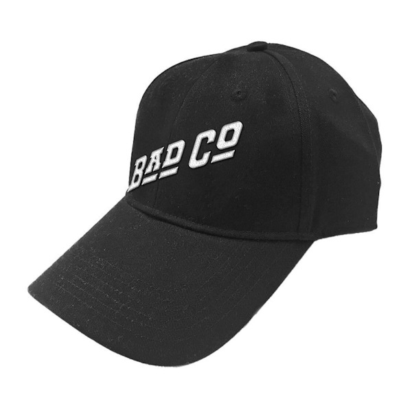 Bad Company Unisex Vuxen Slant Logo Baseball Cap En Storlek Svart Black/White One Size