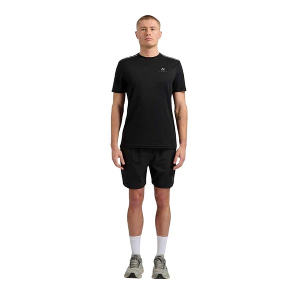 ALTRYN Herr Elliot Tech Lätta Löparshorts S Svart/Grå Black/Grey Marl S