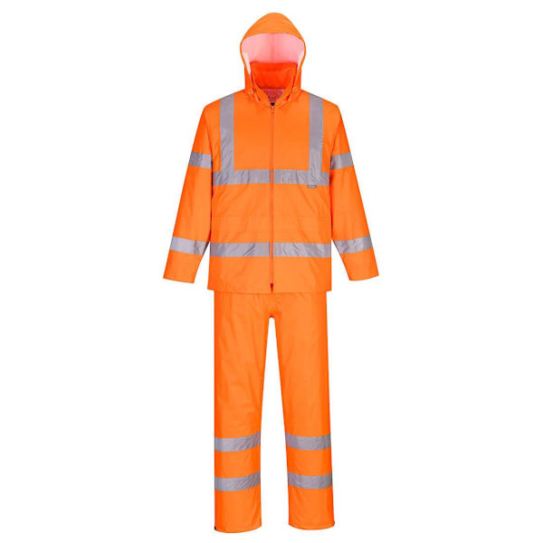 Portwest Hi-Vis Regnställ för Herrar Storlek L Orange Orange L