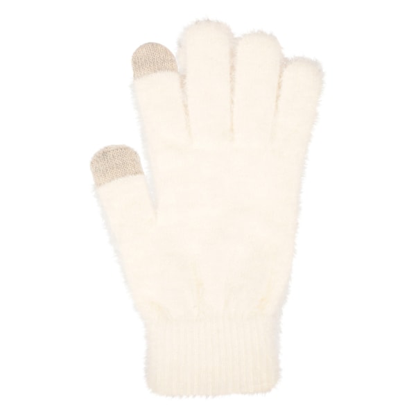 Mountain Warehouse Dam/Dam Touch Screen Mjuka Handskar En Storlek Kräm Cream One Size