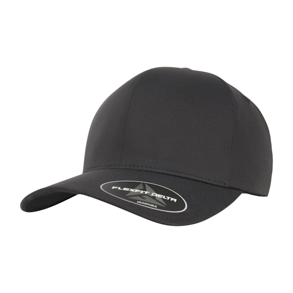 Flexfit By Yupoong Delta Justerbar Kepsen En Storlek Svart Black One Size