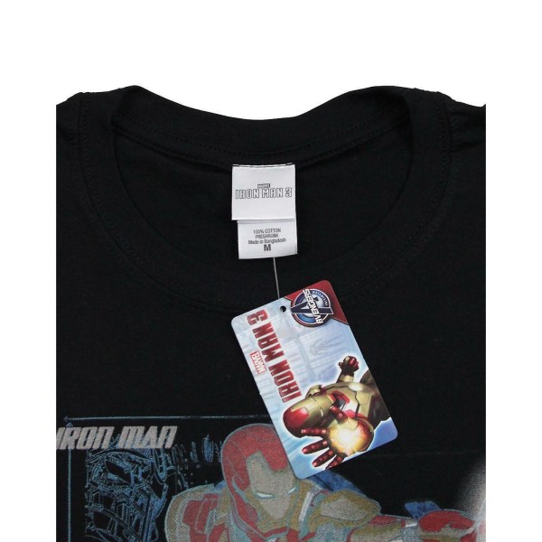 Iron Man Mens Mk 42 T-Shirt XXL Svart Black XXL