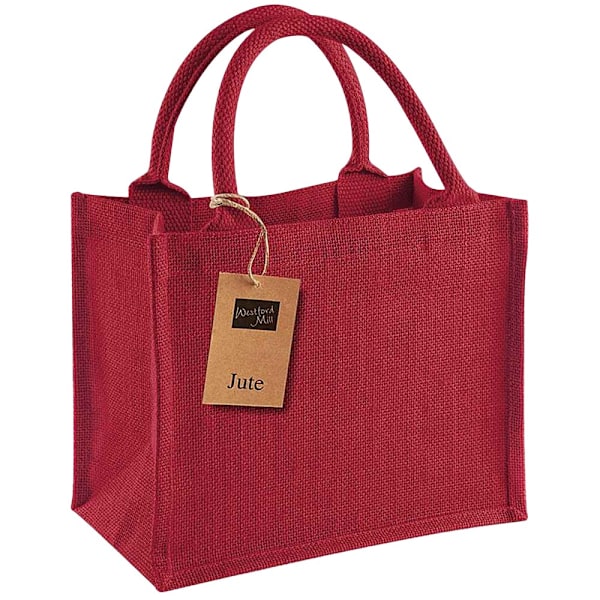 Westford Mill Jute Mini Presentpåse One Size Röd Red One Size