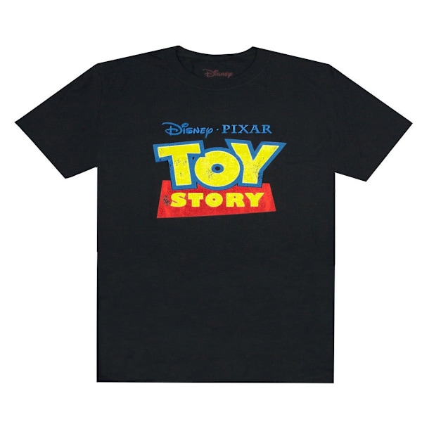 Toy Story Damtröja med logotyp för kvinnor/damer, S, svart Black S