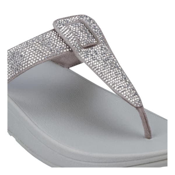 Fit Flop Dam Isabelle Tåsandaler 5 UK Silver Silver 5 UK