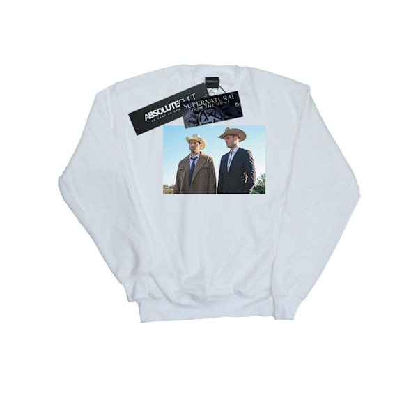 Supernatural Mens Stetson Boys Sweatshirt XXL Vit White XXL