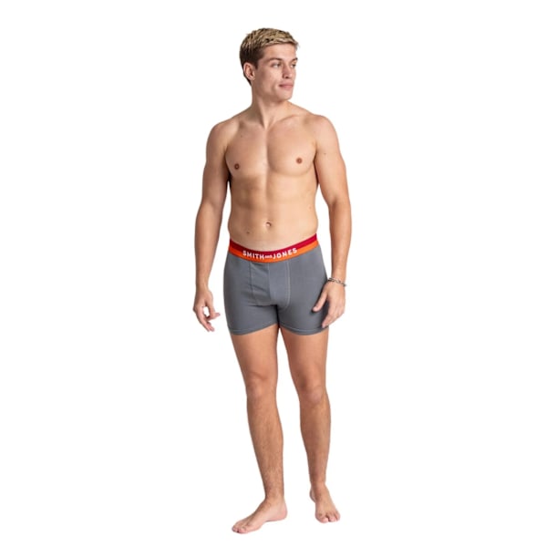 Smith & Jones Wrenlow Boxerkalsonger för män (5-pack) S Multicolo Multicoloured S