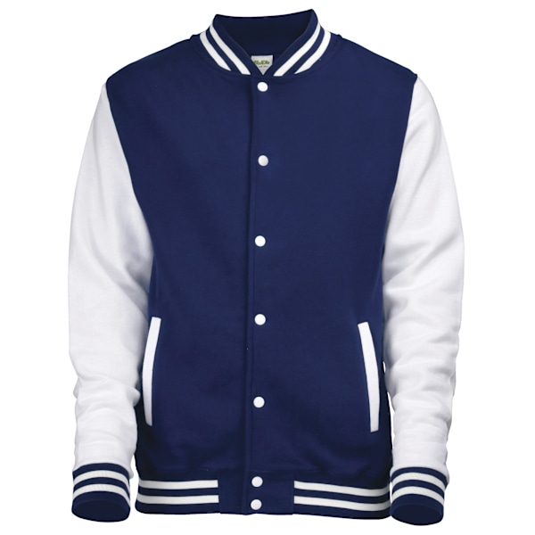 Awdis Unisex Varsity Jacka 3XL Oxford Navy / White Oxford Navy / White 3XL