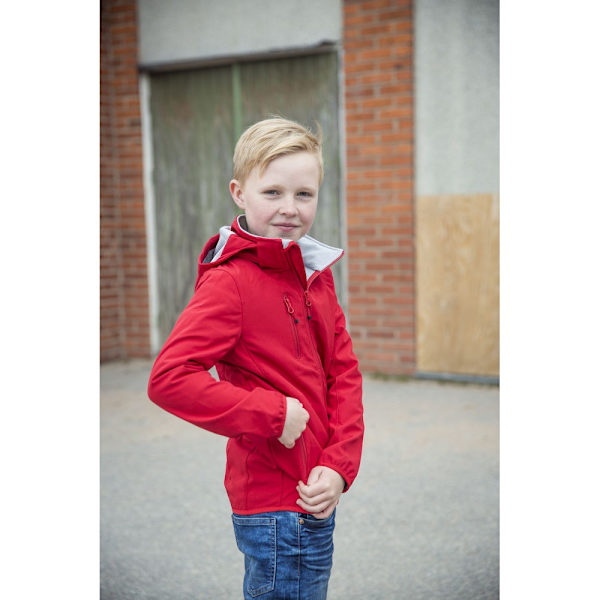 Clique Barn/Barn Basic Soft Shell Jacka 8 År Röd Red 8 Years