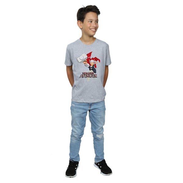 Marvel Boys Thor The Mighty Avenger T-Shirt 5-6 år Sports Grå Sports Grey 5-6 Years