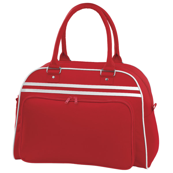 Bagbase Retro Bowling Bag (23 liter) One Size Classic Röd/Vit Classic Red/White One Size