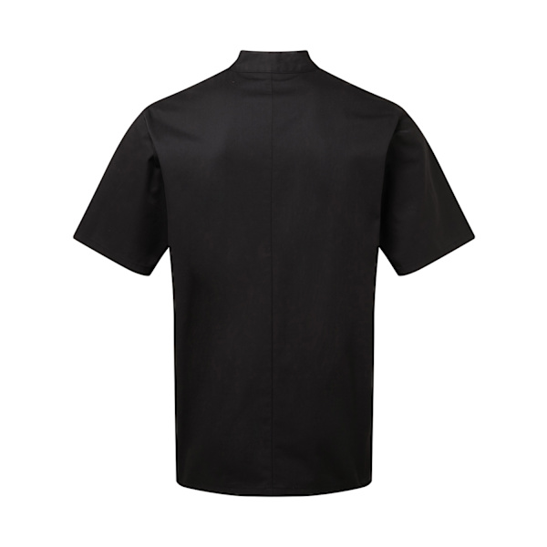 Premier Unisex Vuxen Essential Kortärmad Kockjacka 4XL Sv Black 4XL
