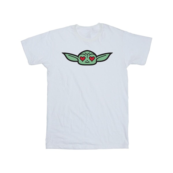 Star Wars The Mandalorian Grogu Heart Eyes T-shirt för män 4XL Vit White 4XL