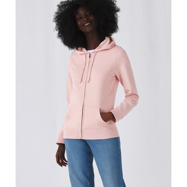 B&C Dam/Damer Organic Hoodie XS Soft Rose Soft Rose XS