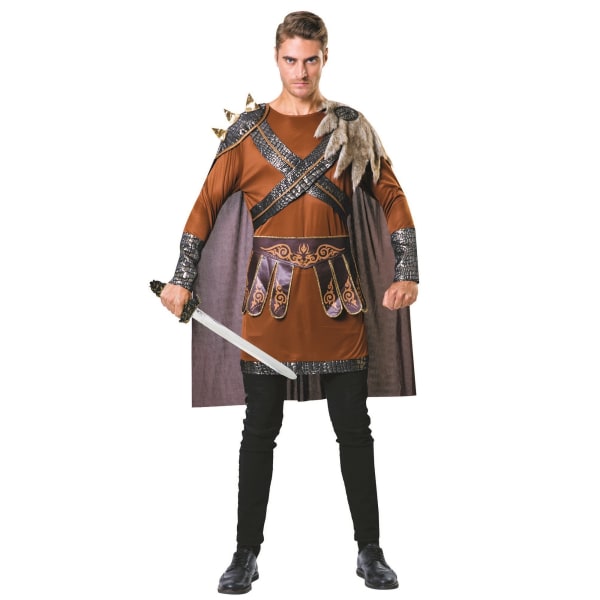 Bristol Novelty Mens Medieval Warrior Costume One Size Brons Bronze One Size