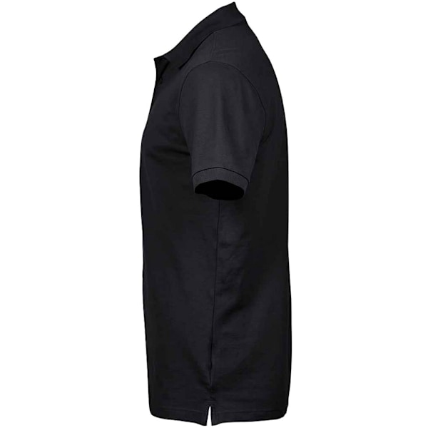 Tee Jays Lyxig Stretch Pikétröja för Män 4XL Svart Black 4XL