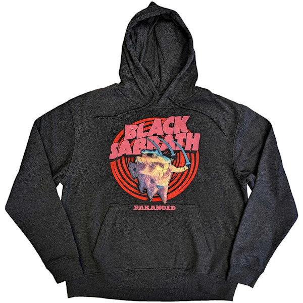 Black Sabbath Unisex Vuxen Paranoid Hoodie M Charcoal Grey Charcoal Grey M