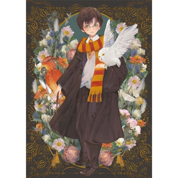 Harry Potter Yume Fantasy inramad canvas tavla 40cm x 30cm Multi Multicoloured 40cm x 30cm