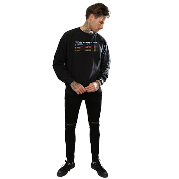 Ready Player One Herr 8-Bit Scoreboard Sweatshirt M Svart Black M