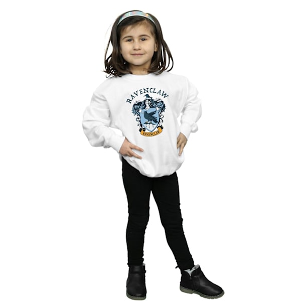 Harry Potter Flickor Ravenclaw Sweatshirt 5-6 År Vit White 5-6 Years