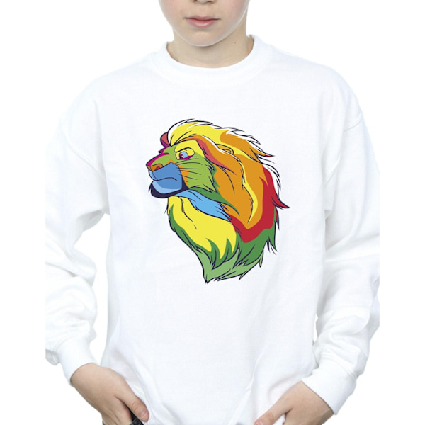 Disney Boys The Lion King Colours Sweatshirt 3-4 år Vit White 3-4 Years