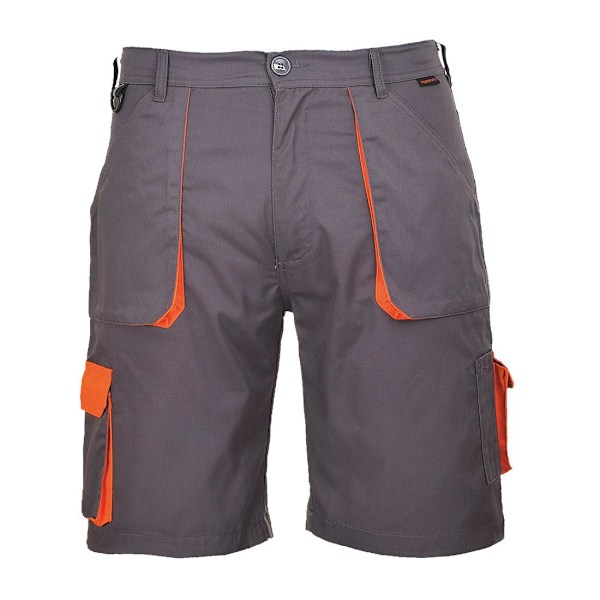 Portwest Texo Kontrast Shorts XL R Grå Grey XL R