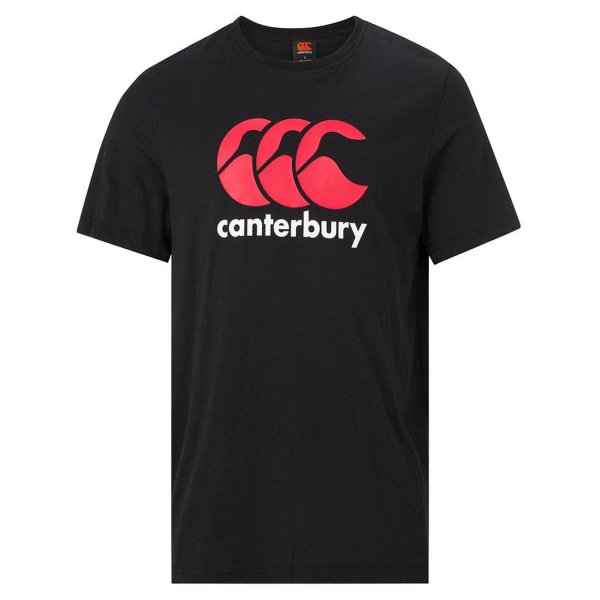 Canterbury Logo T-shirt för män XXL Grå/Röd/Vit Grey/Red/White XXL
