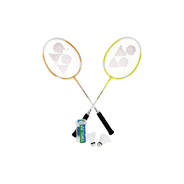 Set Badmintonset för 2 spelare (paket med 5) One Size Svart/Vit/Y Black/White/Yellow One Size