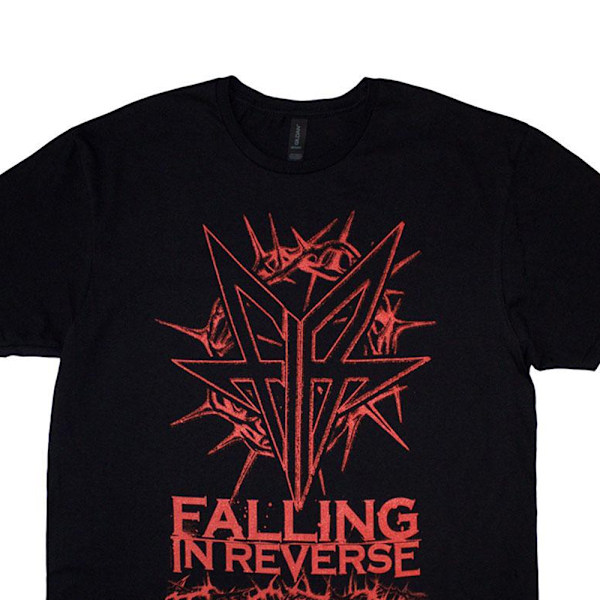 Falling In Reverse Unisex Vuxen Thorns T-shirt XL Svart Black XL