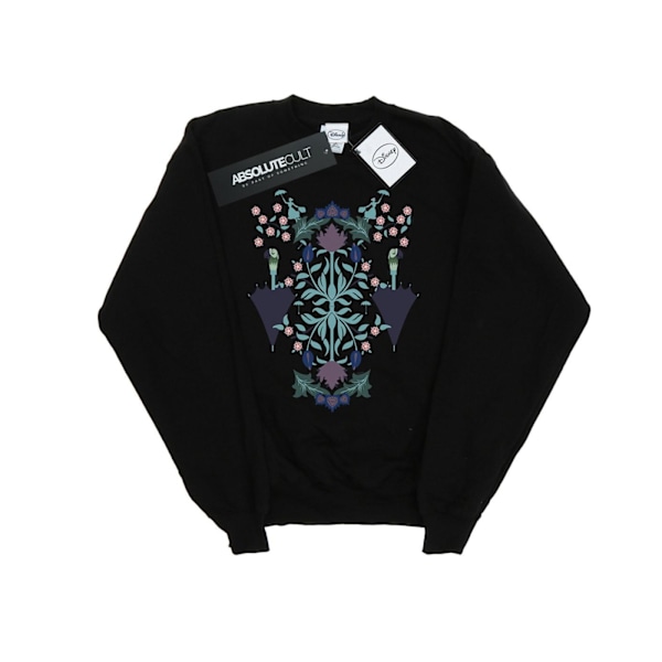 Disney Womens/Ladies Mary Poppins Floral Collage Sweatshirt L B Black L