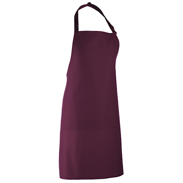 Premier Colours Haklappsförkläde / Arbetskläder En Storlek Aubergine Aubergine One Size