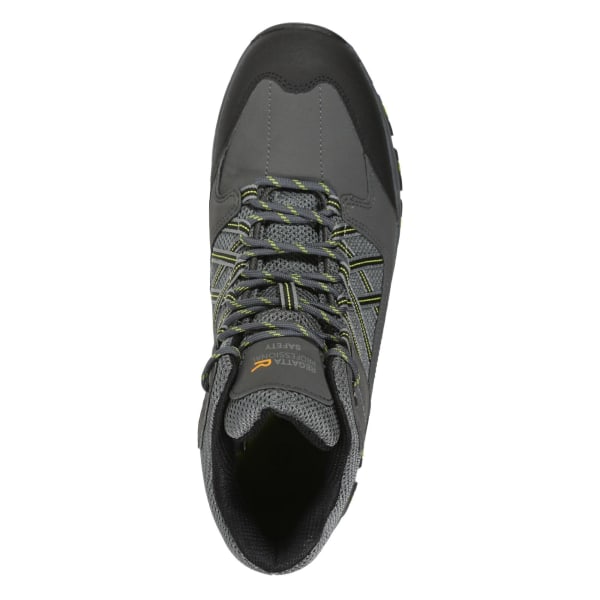 Regatta Mens Sandstone Safety Shoes 8 UK Briar Grey/Lime Briar Grey/Lime 8 UK