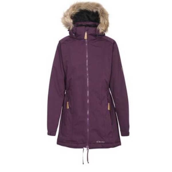 Trespass Dam/Kvinnor Celebrity Isolerad Längre Parka Potent Purple XS