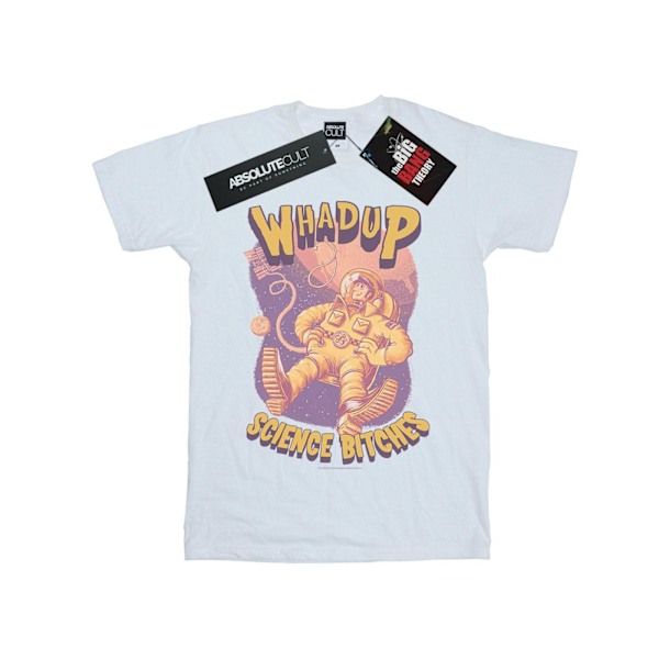 The Big Bang Theory Dam/Damer Whad Up Science Bitches Cotto White XXL