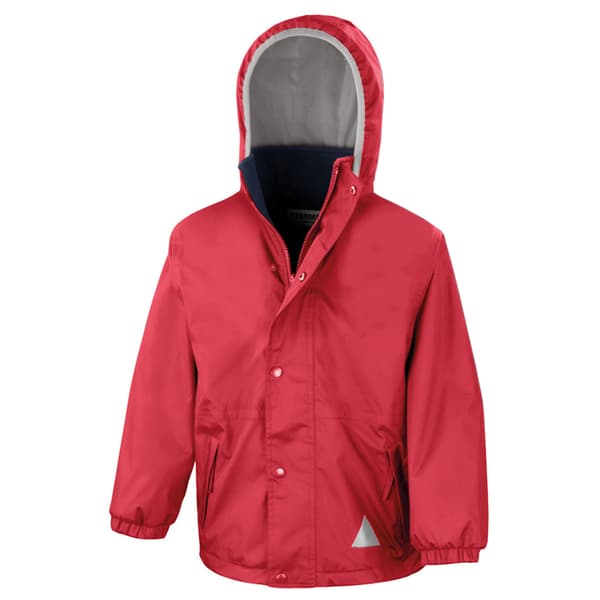 Result Barn/Barn Reversible Storm Stuff Anti Pilling Fleec Red/Navy 13/14