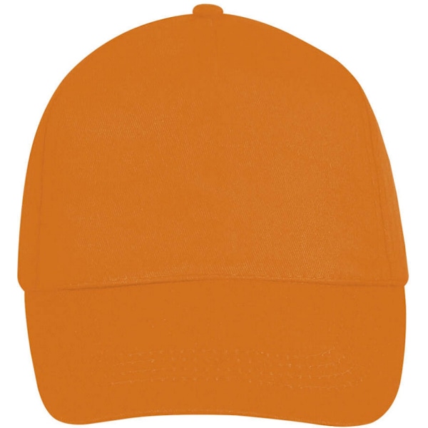 SOLS Unisex Buzz 5 Panel Baseball Cap ONE Orange Orange ONE