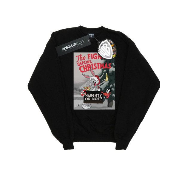 Looney Tunes Boys The Fight Before Christmas Sweatshirt 5-6 Ja Black 5-6 Years