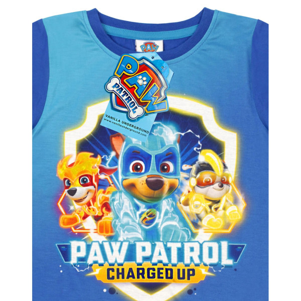Paw Patrol Boys Mighty Pups Set 3-4 år blå Blue 3-4 Years