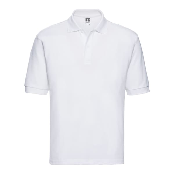 Russell Herr Classic Polycotton Polotröja 3XL Vit White 3XL